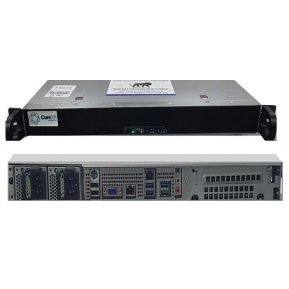 CoreIP 1U PBX Server RPS/SPS Powered by intel Xeon Processor